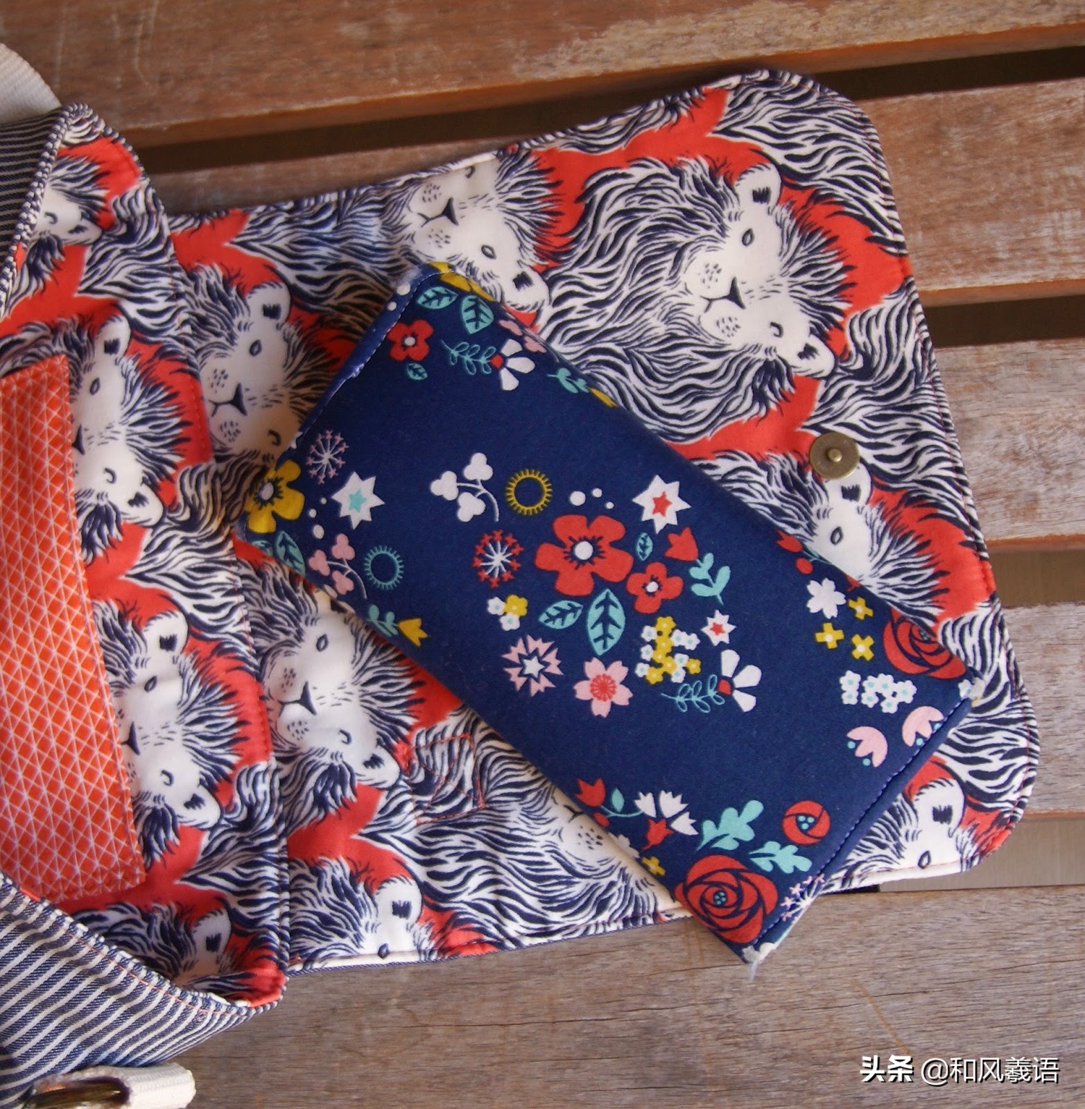 斜挎书包的手工教程,拼布双肩包的做法大全