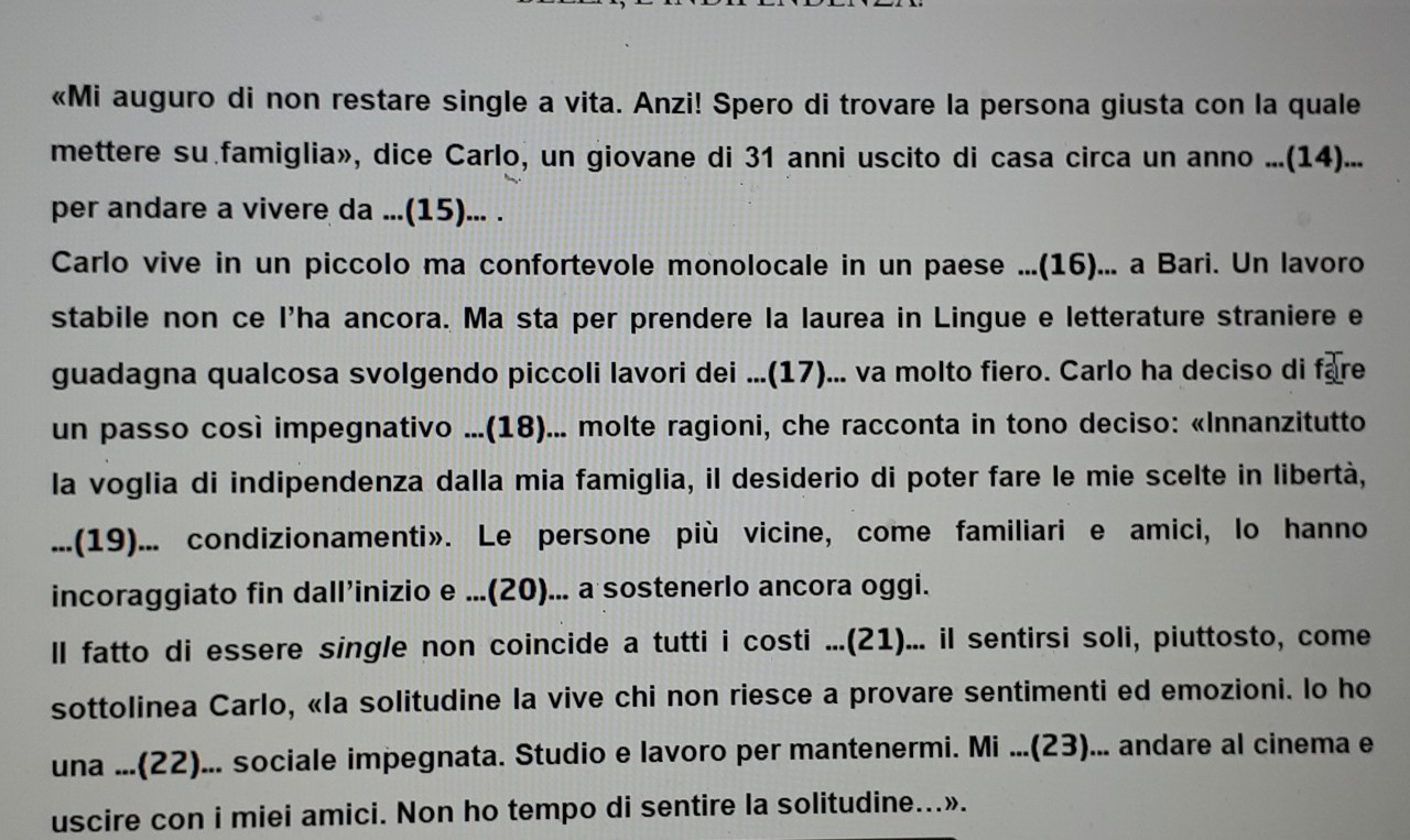 意大利语等级考试,请收下这份答题方法及解题技巧
