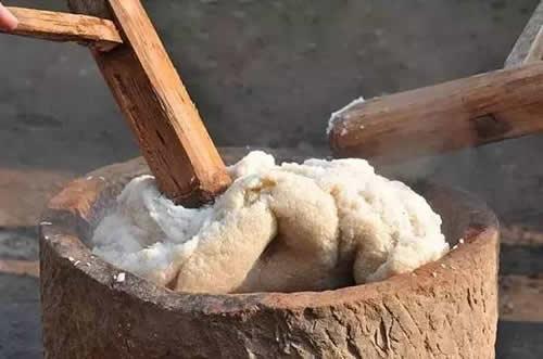 农家糍粑香味浓,桂花糯糍粑