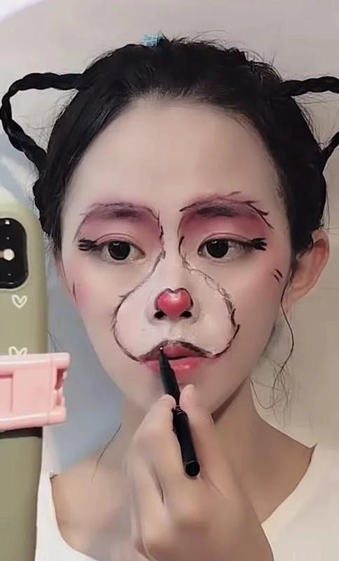 鞠婧祎小兔子化妆,鞠婧祎小鞠这什么神仙颜值