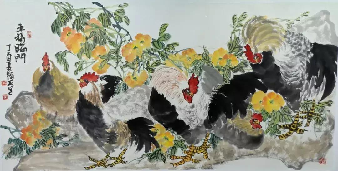 查看名家画雉鸡作品欣赏,王韬画鸡图片大全