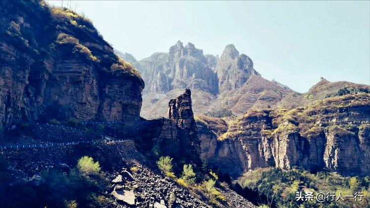 河南太行山悬崖古村,林州太行绝美古村落