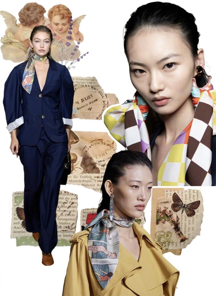 丝巾多种搭配让你变身时髦精,土气又廉价的丝巾穿搭技巧