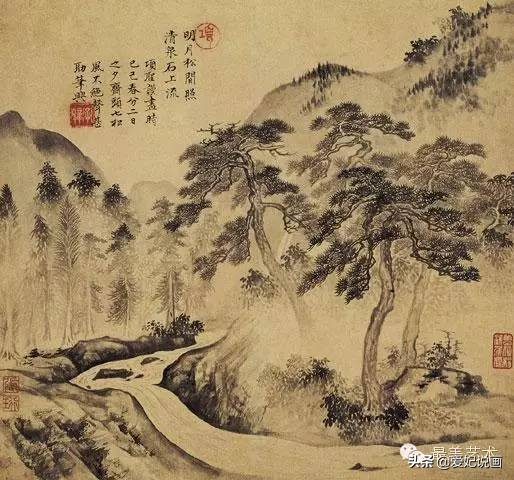 明代山水名画,明代山水书法作品欣赏
