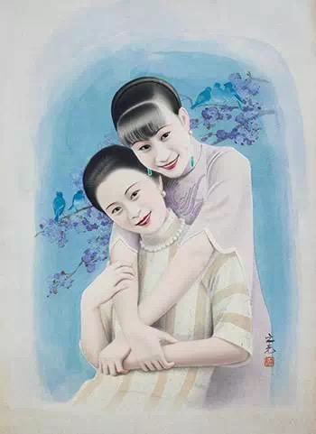 这位怪才靠画月份牌养活全家，电影皇后胡蝶都要给他做模特