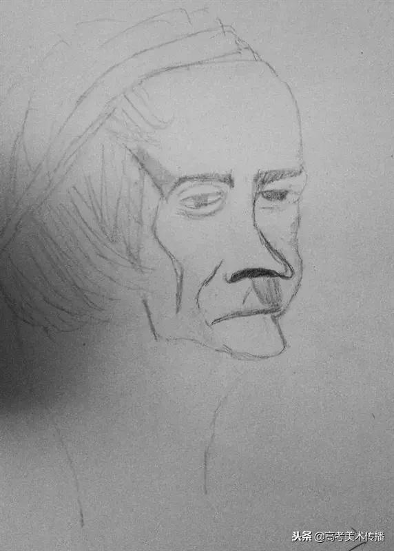 画素描石膏像的少年天才,素描真的可以把人画得活灵活现
