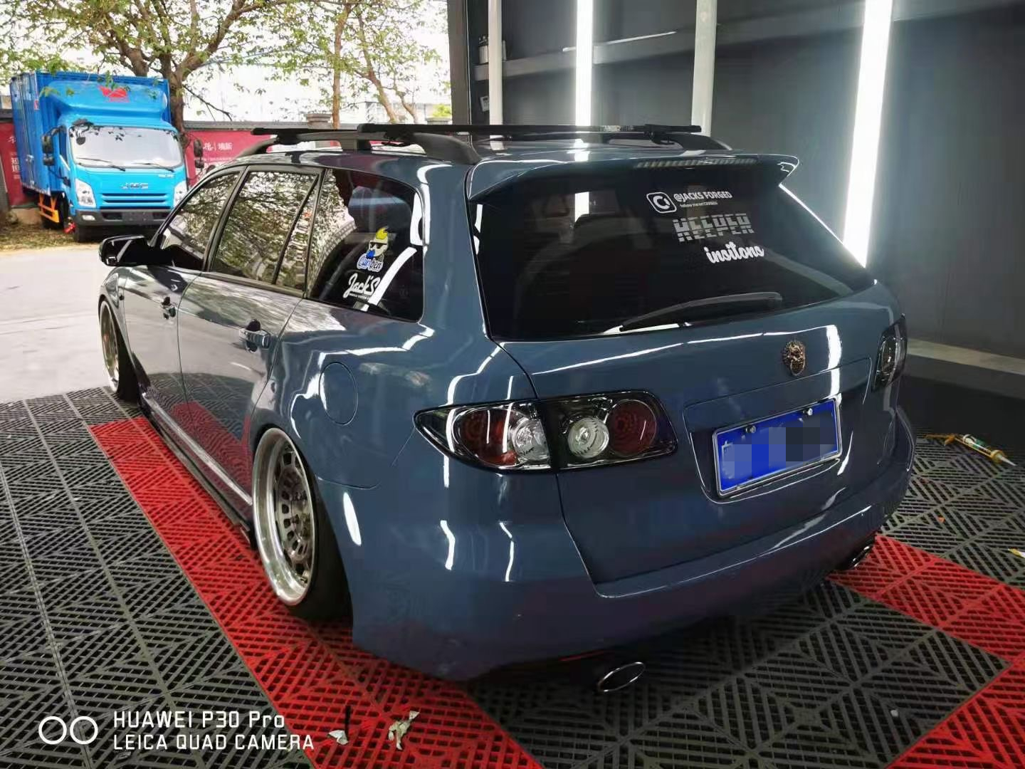 马自达6改装mps包围视频,马自达6改mps比原车宽吗