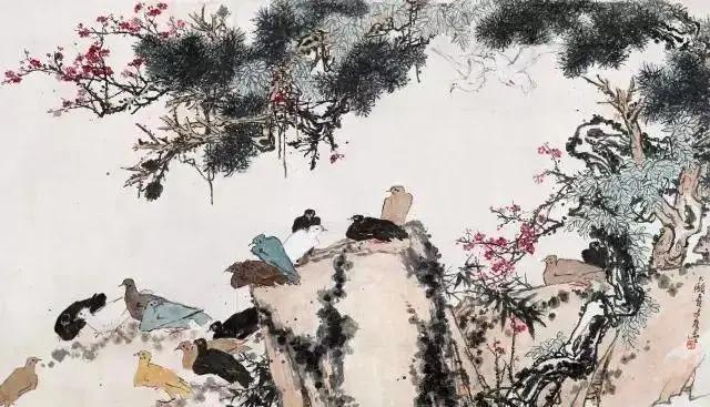 潘天寿兰草题画诗,日课潘天寿题画诗二首