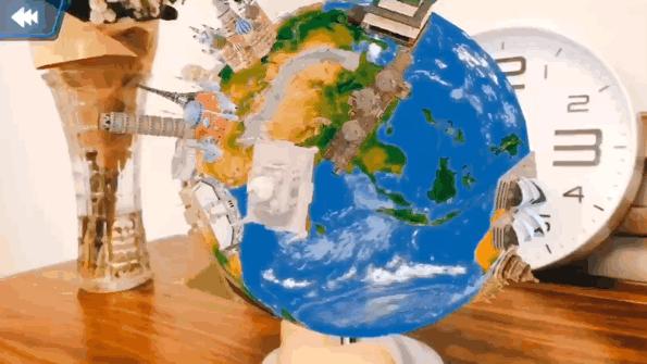 北斗研发AR地球仪，放在手里的“活”地球，足不出户观世界