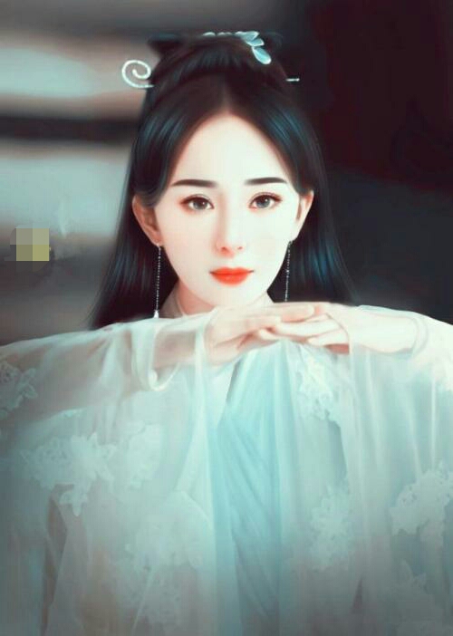 张智尧古装画像手绘,古装女明星图片手绘