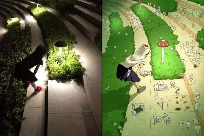 女儿奴的最高境界！这三个爸爸把女儿画进画里，美哭了......