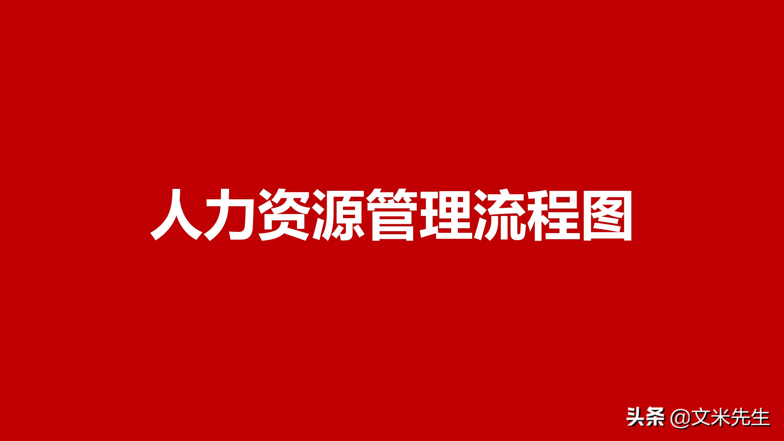 人力资源管理工作流程图纯干货,hr人力资源管理必备表格技巧
