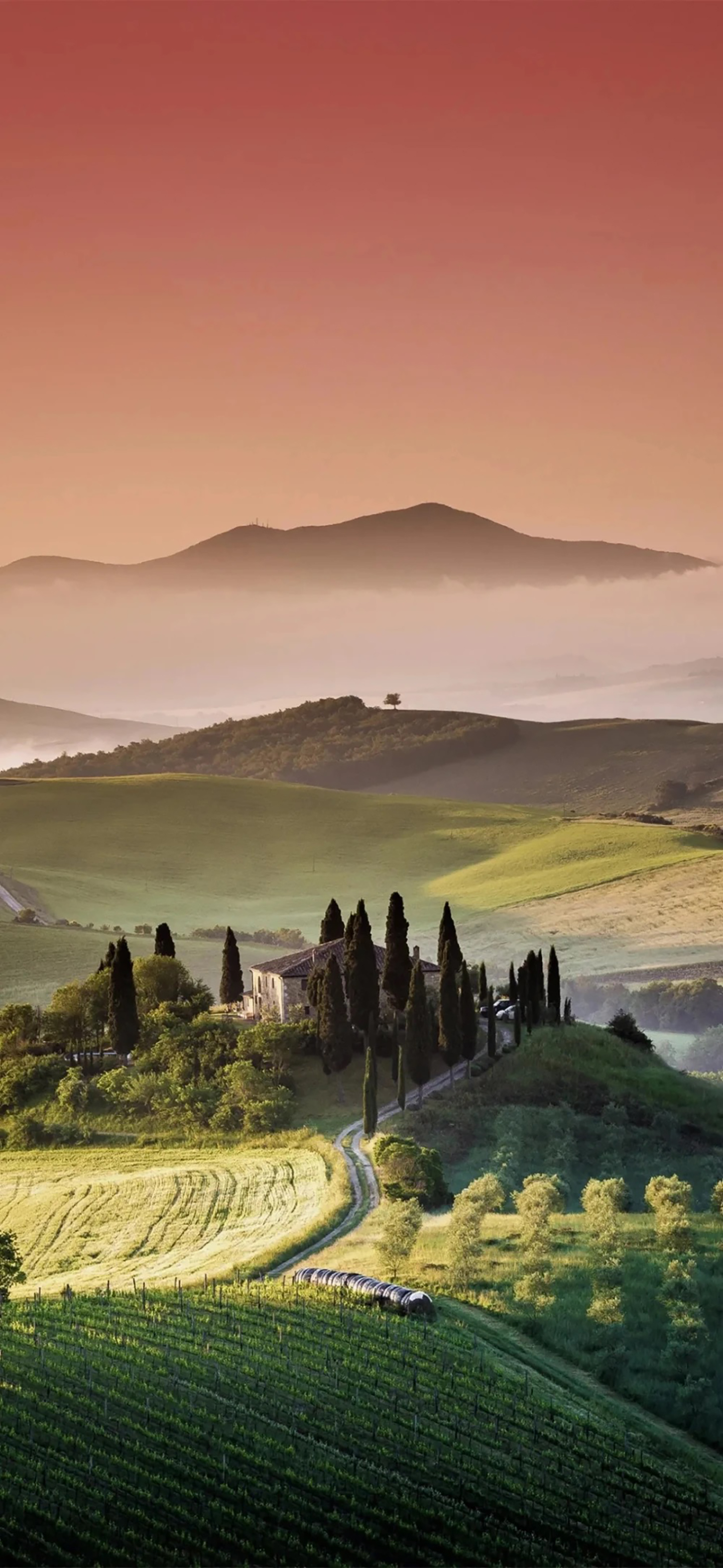 有山有水有阳光风景高清壁纸,格局大气高清风景壁纸