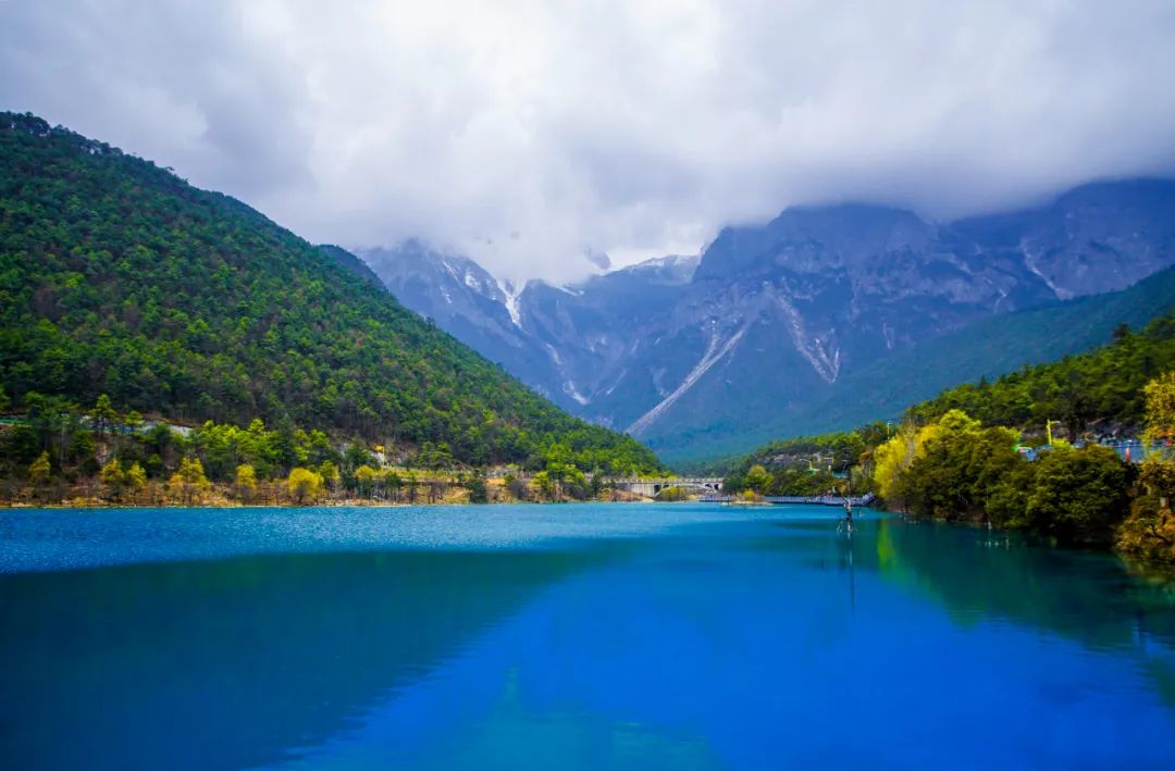 冬日丽江的湖光山色,冬日独特的美景