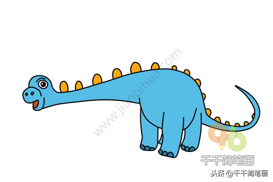 简笔画飞天恐龙带翅膀的恐龙,恐龙简笔画幼儿教学