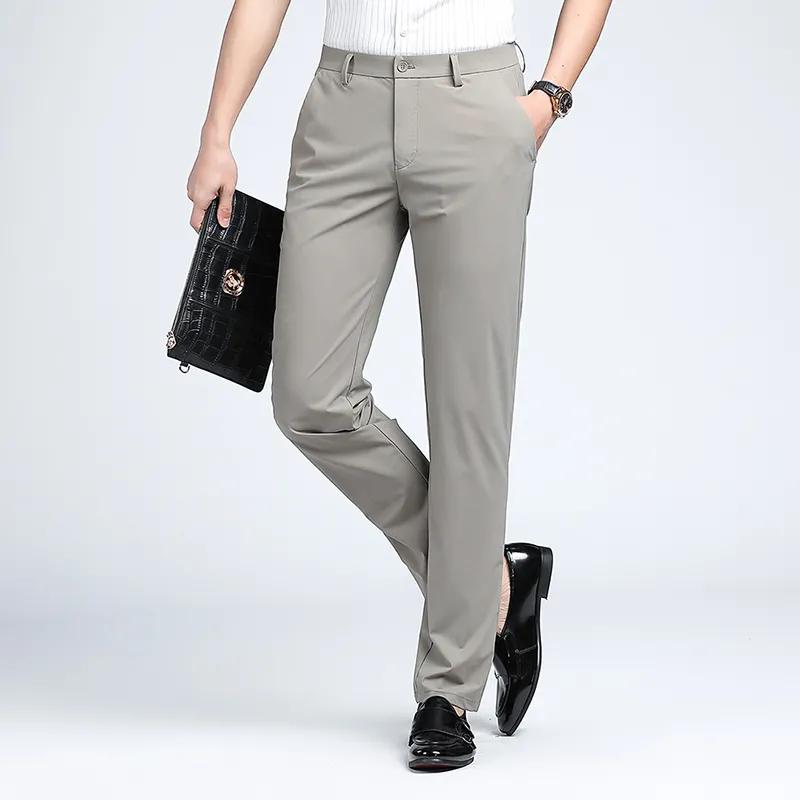 冰丝裤日常休闲男西裤,男生夏季冰丝垂感西裤推荐
