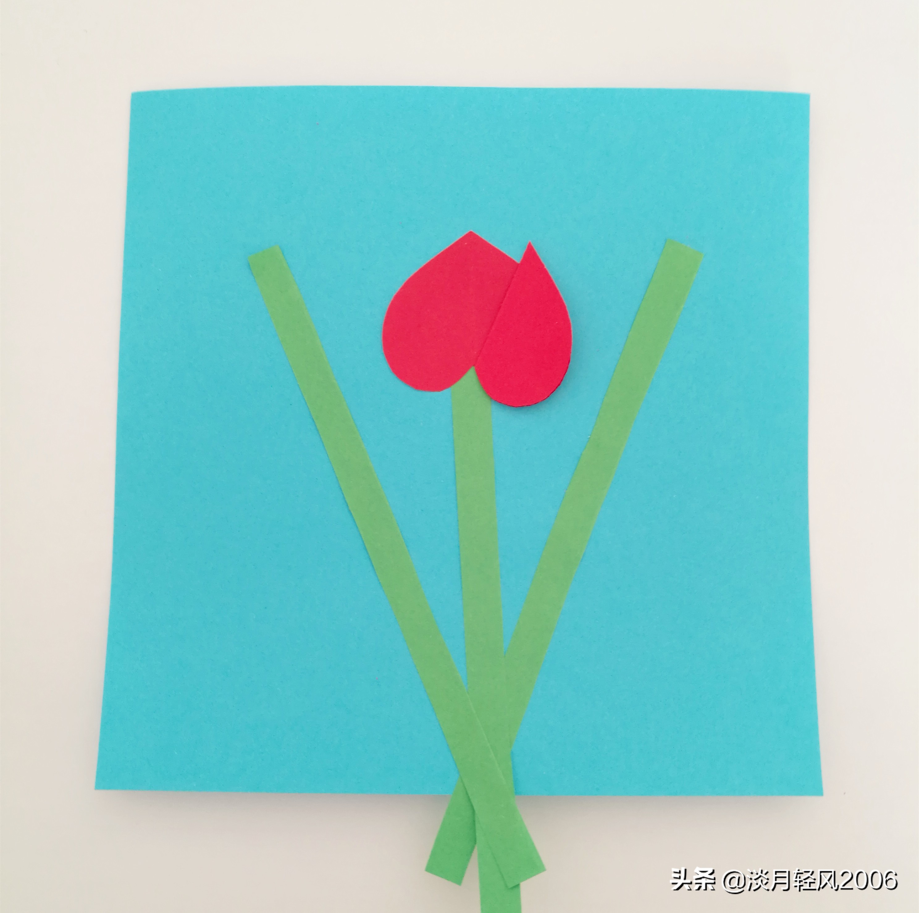 手工教程幼儿园最简单的手工贴画,最简单幼儿手工贴画