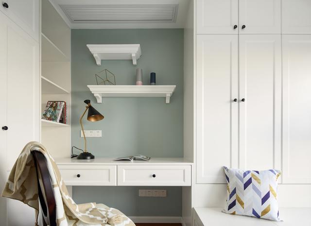 极简轻奢一面空白墙装饰,现代简约风拼色客厅背景墙效果图