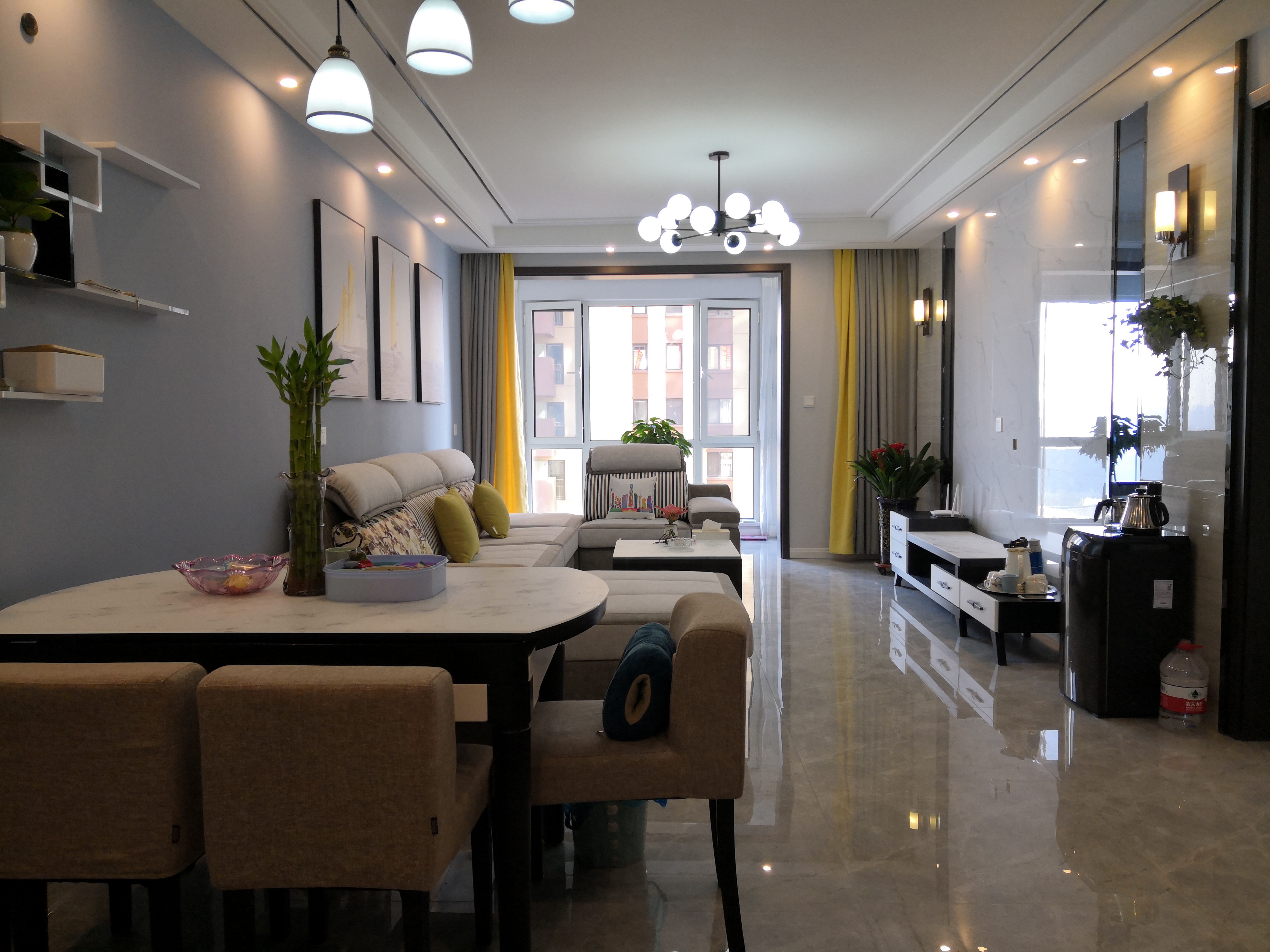 万达华宅120平装修,万达120平精装房装修效果图