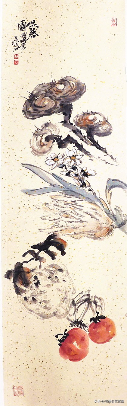 灵芝九折楚莲醉，翾风一叹梁庭秋——晁谷先生笔下的灵芝入画