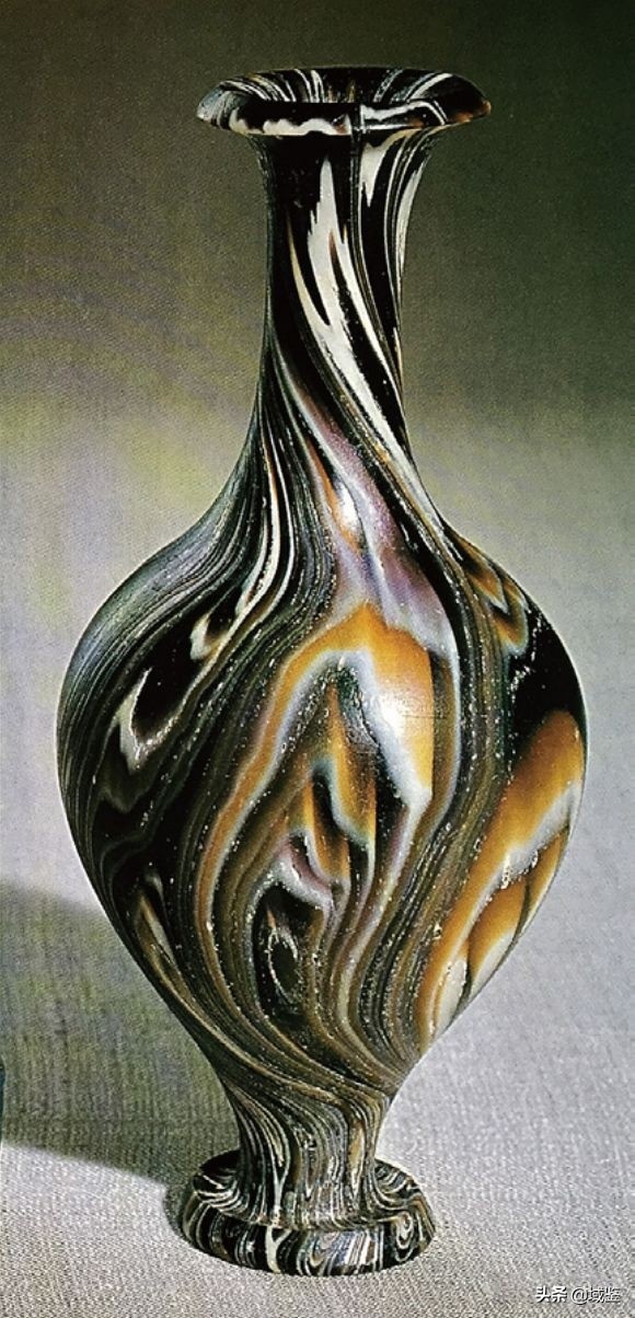 唐代巩县窑绿釉绞胎陶器标本,巩县窑绞胎工艺失传了吗