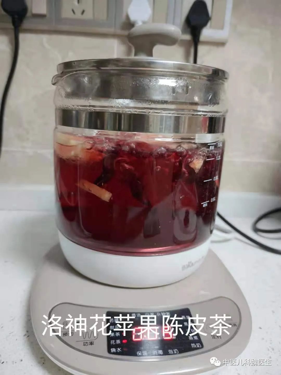 洛神花芒果苹果茶,洛神花茶果茶怎么煮