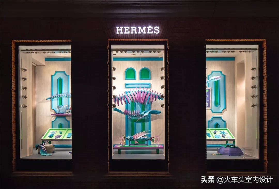 爱马仕2023橱窗设计最新款,爱马仕2022橱窗设计效果图