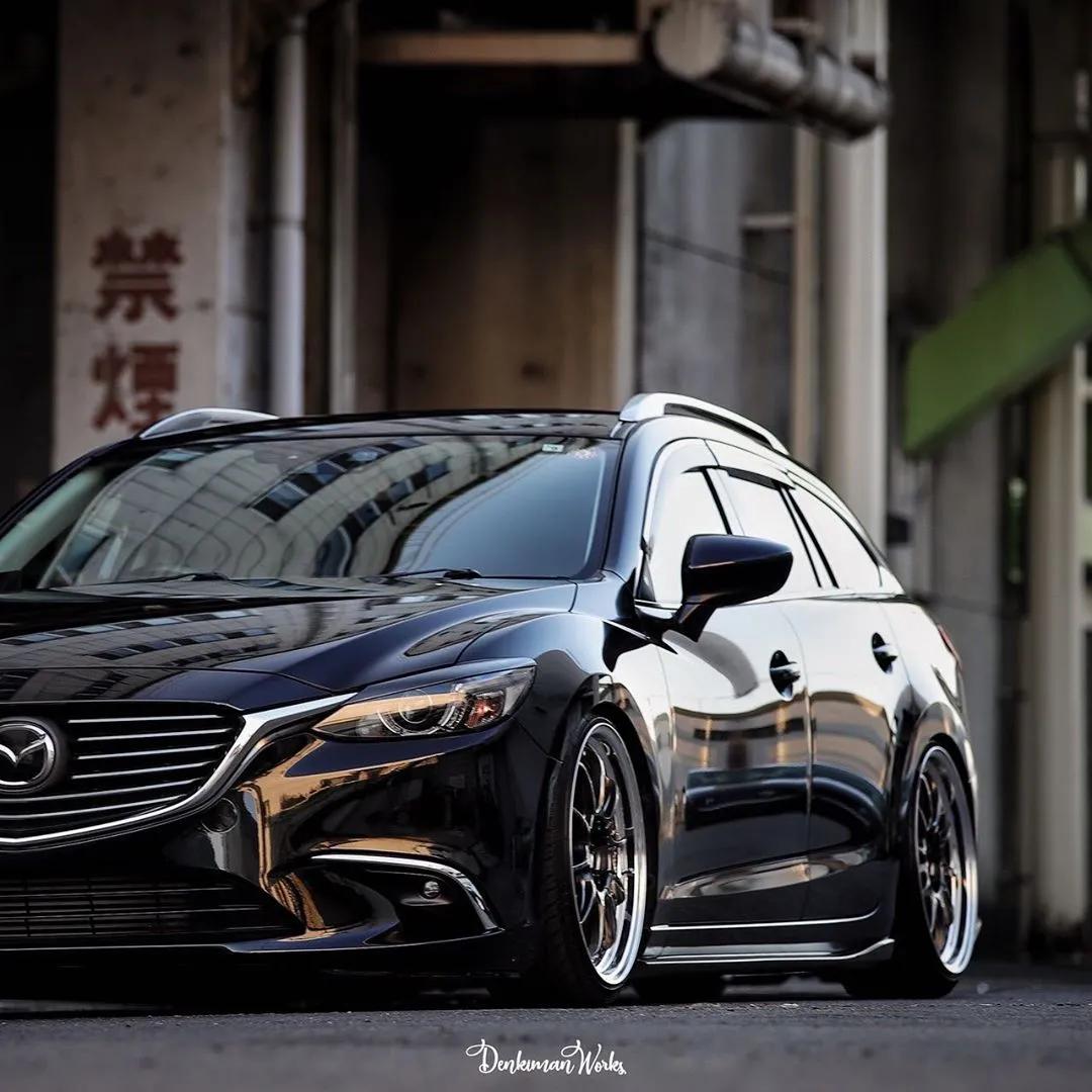 阿特兹轮毂改装案例,马自达阿特兹改装案例