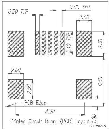 usb接口杜邦线封装,usb接口封装尺寸图