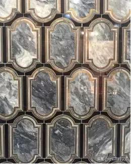 仿水刀和真水刀拼花的区别,设计师讲解水刀拼花效果