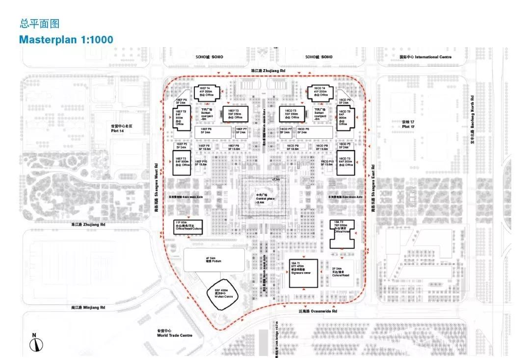 武汉cbd华发中城荟最终规划,武汉cbd核心区3.4地块