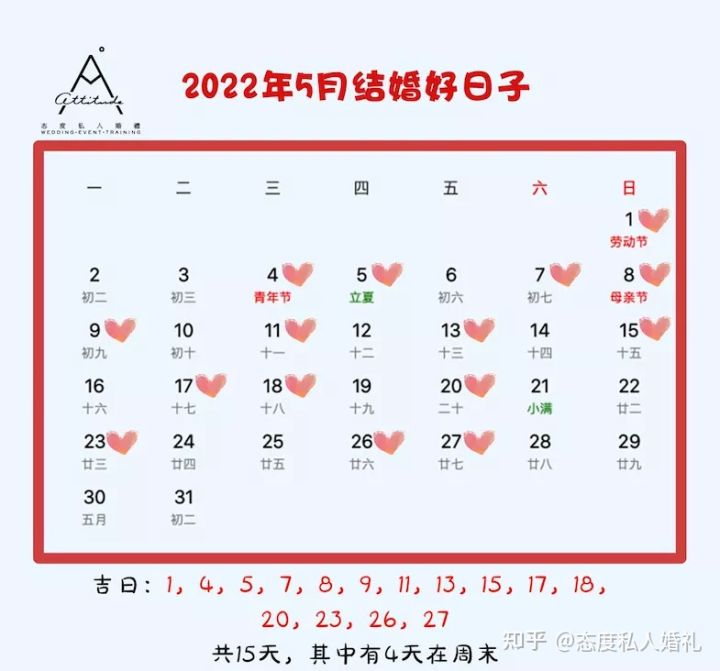 2022年结婚吉日大合集,2022年结婚最好的吉日大合集