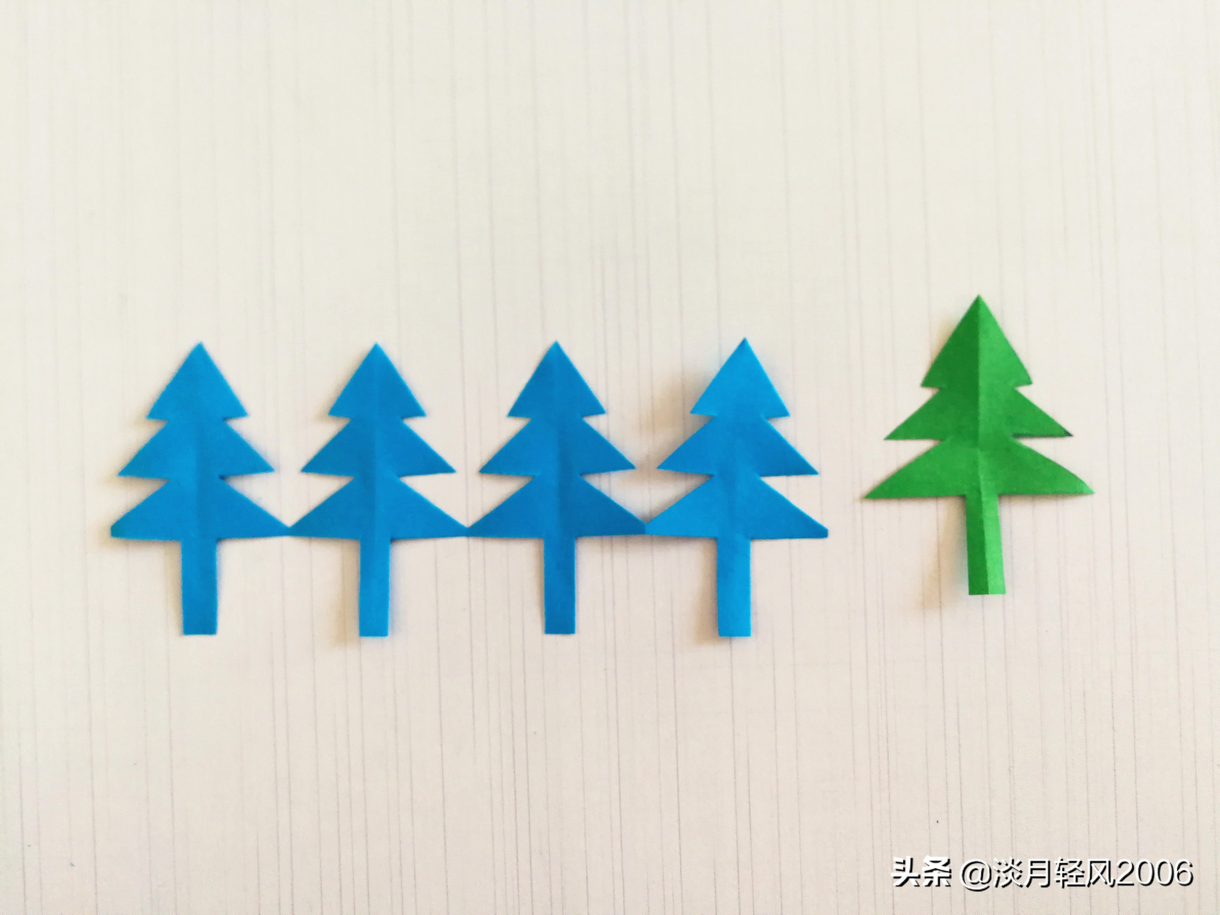 松树对称剪纸图案100种,剪纸手工儿童枫叶详细教程