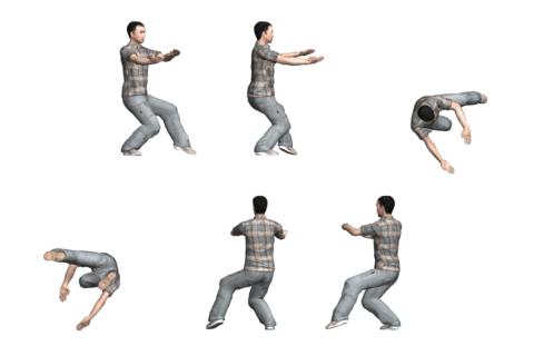 二十四式太极拳动画全方位展示,太极拳二十四式中第18至23式教学