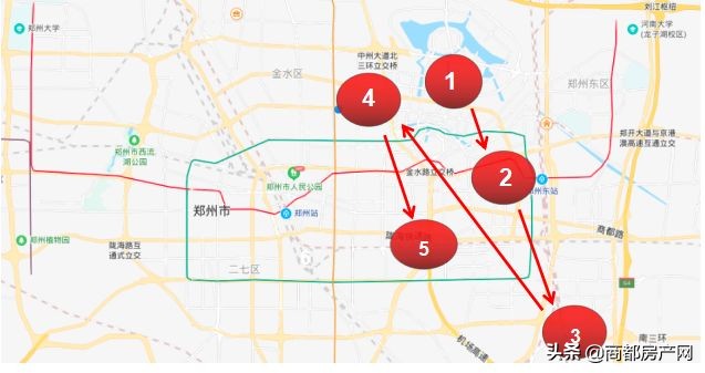 郑州二手房最火的区域,郑州各区域二手房交易排行榜