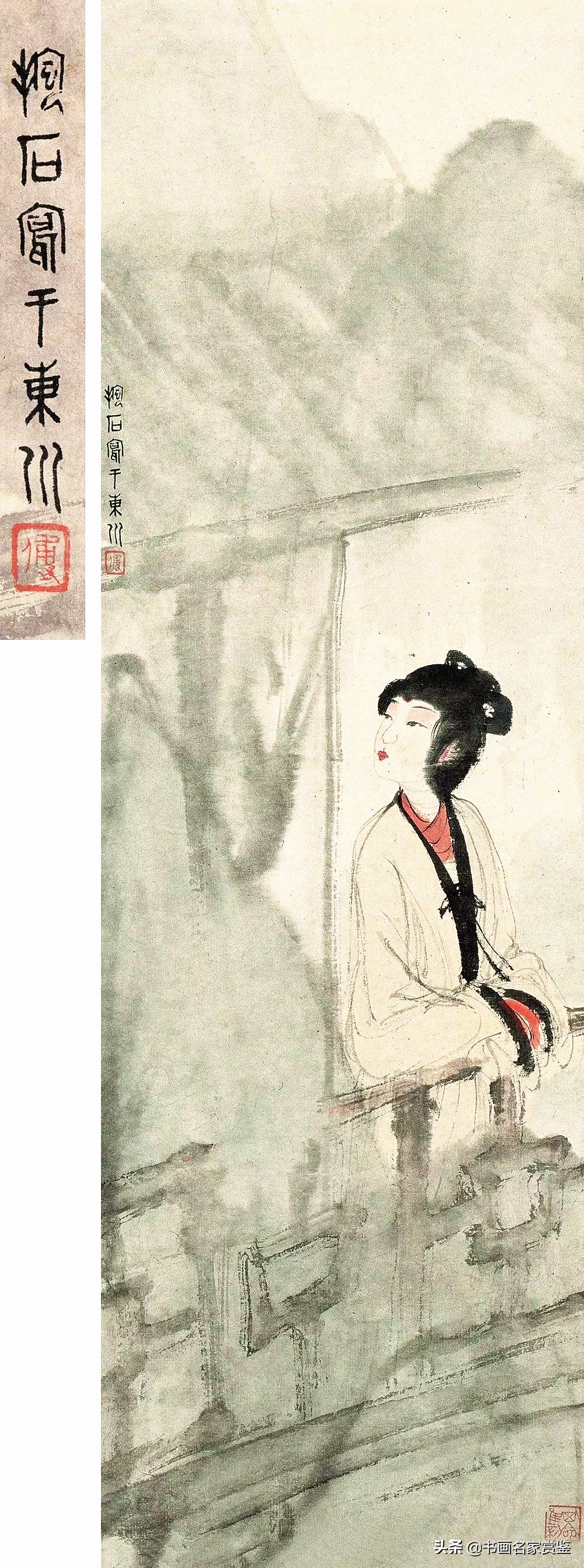 傅抱石大师作品图片,中国画坛巨擘