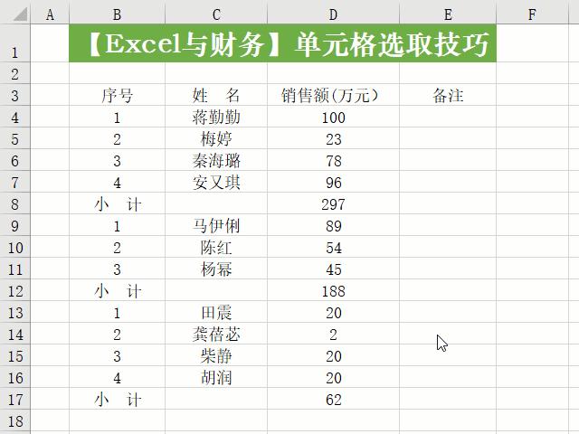 怎么快速选择单元格的全部内容,快速选择单元格的方法