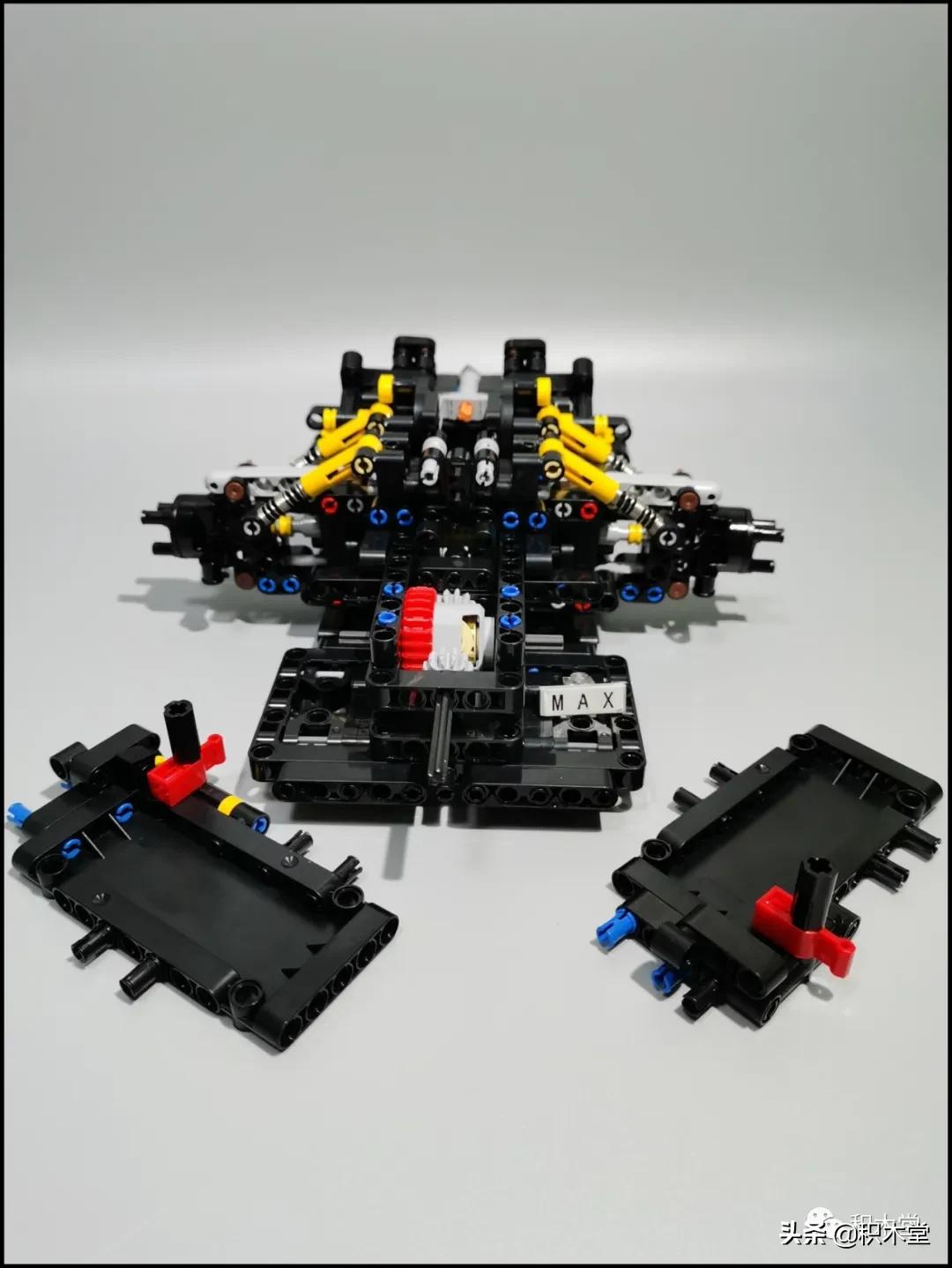 宇星模王13056拼装全过程,宇星模王积木开箱拼装过程