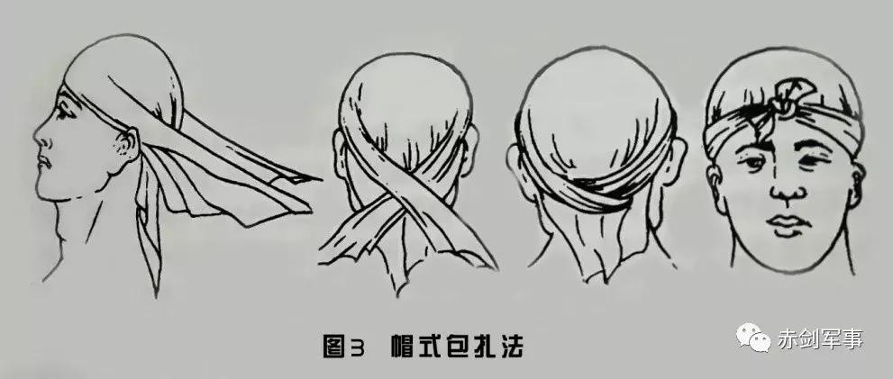 军队三角巾包扎法视频,部队卫生与救护三角巾包扎方法