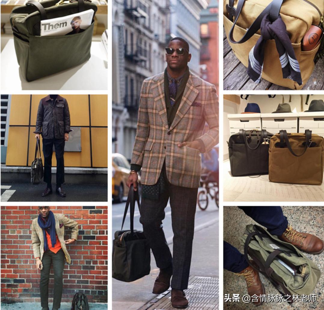 tomtoc托特包男生可以背吗,tomtoc简约托特包