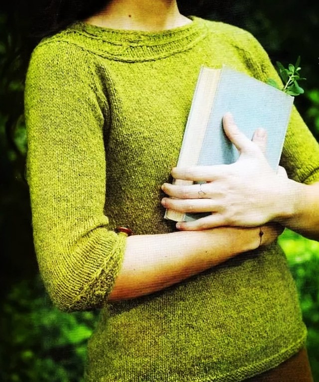 18种好看插肩袖毛衣,适合女士的插肩袖毛衣的花样