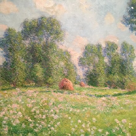 跟着莫奈去踏青小书,莫奈的清新作品