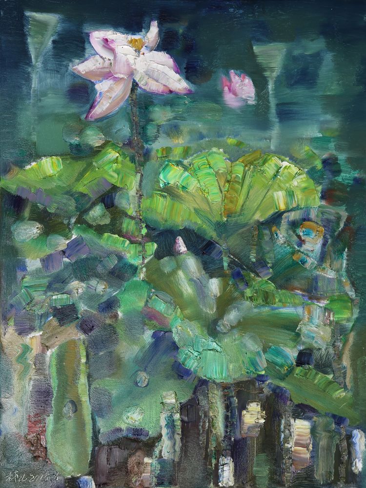 林山书画,桂林山水油画