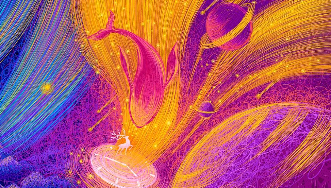 描摹梦境的魔术师,靠画“圈圈”火遍全网