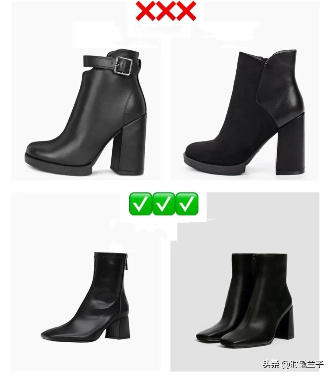 哪种短靴显腿细显脚小,什么短靴不显老