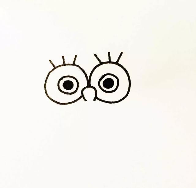 画海绵宝宝简笔画教程,怎么画简笔画海绵宝宝