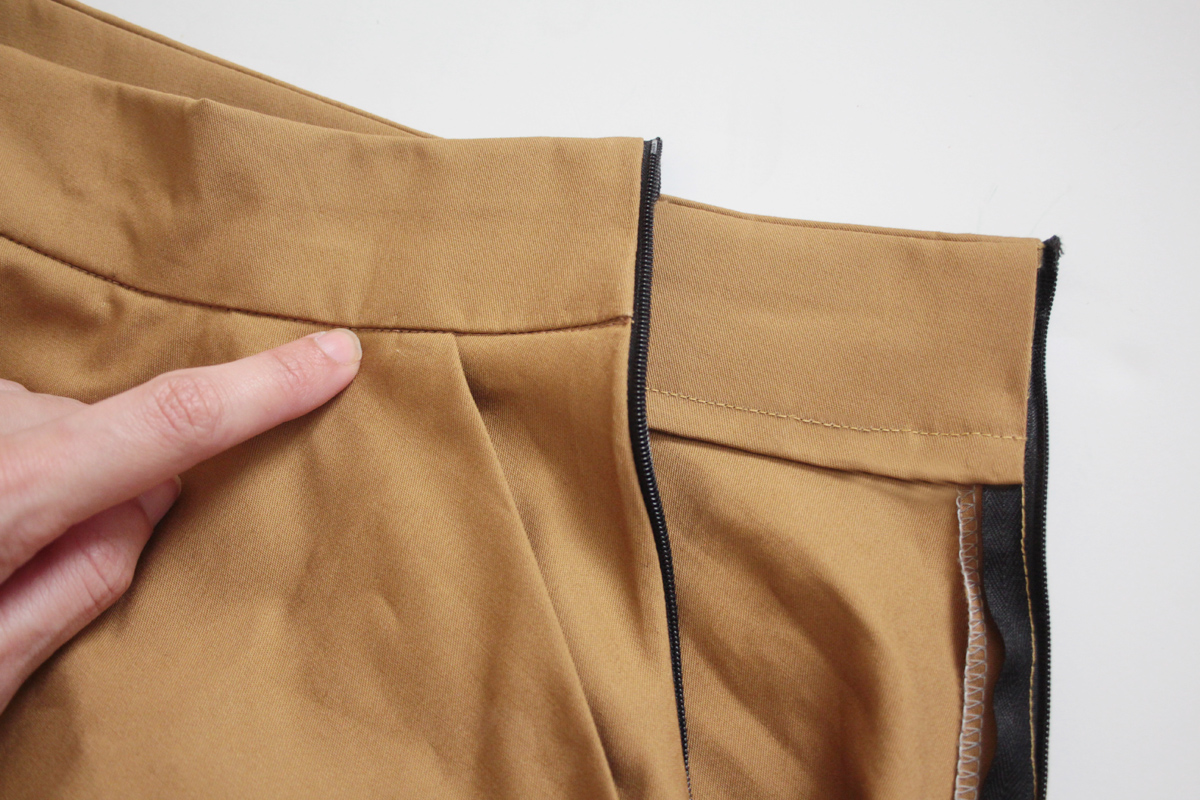 缝纫技巧做腰带嵌条,各种衣服裤子的缝纫方法