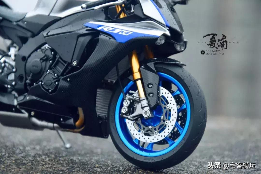 模型制作范例：田宫1:12雅马哈YZF-R1M,14133制作过程