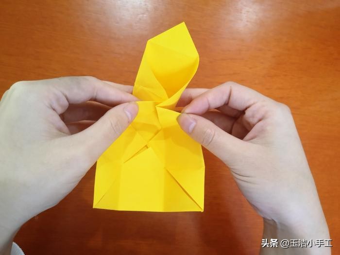 折纸双层笔筒收纳盒,双层收纳盒简单又漂亮