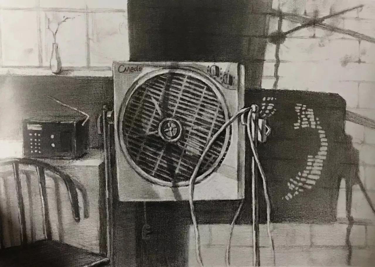 清华校考场景素描高分卷,清华素描场景高分卷技法